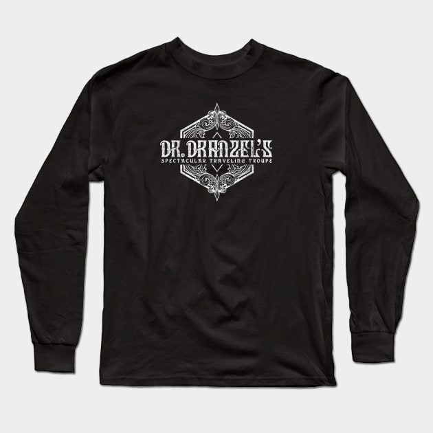 Dr. Dranzel's Spectacular Traveling Troupe Long Sleeve T-Shirt by huckblade
